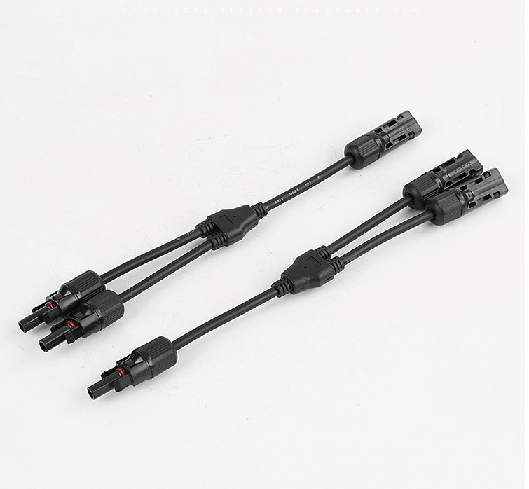 MC4 Photovoltaic solar energy connector tee Solar solar energy assembly Waterproof connector