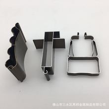 厂家直供铝合金单层卷门片电泳香槟氧化多色卷帘门铝材铝卷门型材