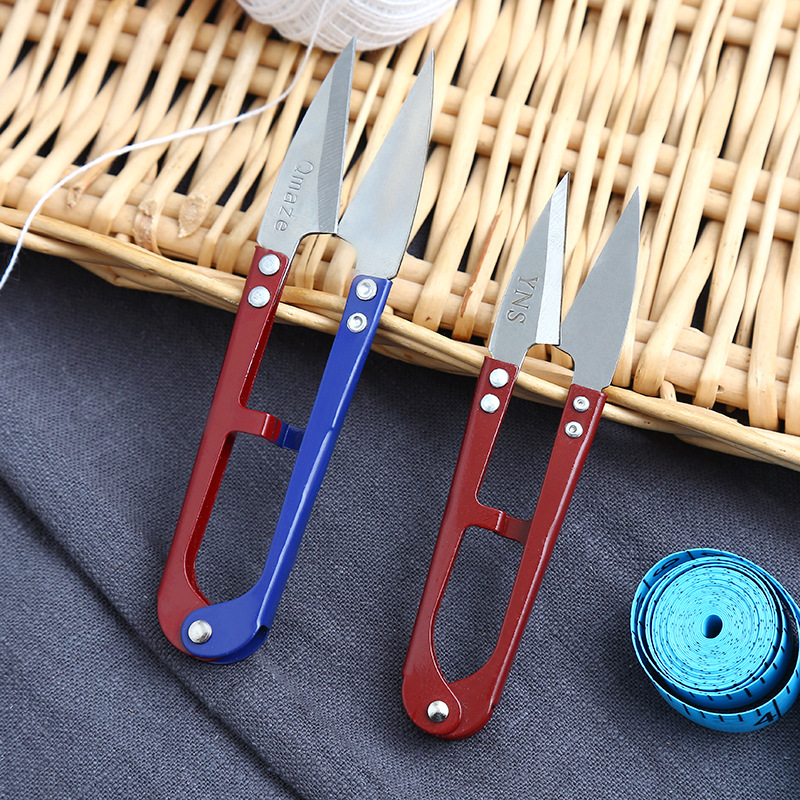 厂家直供 纱剪 喷塑防锈缝纫小剪刀剪线头鱼线剪十字绣剪刀批发