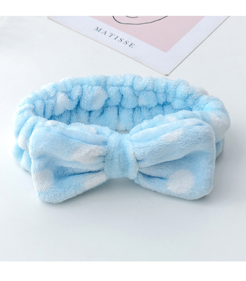 50g Weight Hair Band Hair Accessories Type 1 Piece Quantity Home, Daily Occasion Polka Dots, Bow Knot Pattern Women's Gender Simple Style Style Simple Style Women's Polka Dots Bow Knot Cloth Hair Band 7