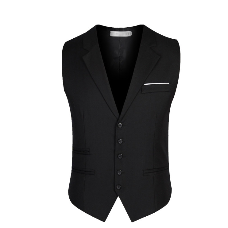 2020 new men's fashion men's suit collar vest