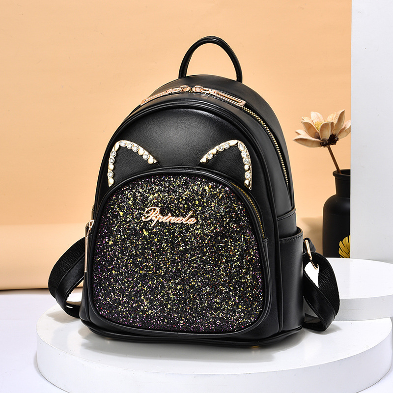rabbit Backpack 2020 new pattern knapsack Korean Edition fashion Sequins girl student Little bag student schoolbag travel