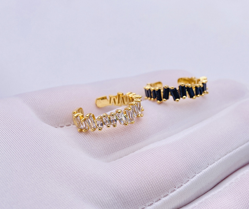Women'S Gender Fashion Geometric Copper Inlay Zircon Open Ring