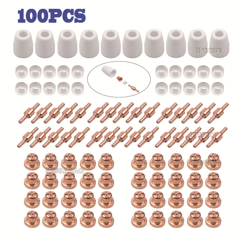 跨境温州40 PT31等离子切割配件 LG40电极喷嘴保护罩分流器100PCS