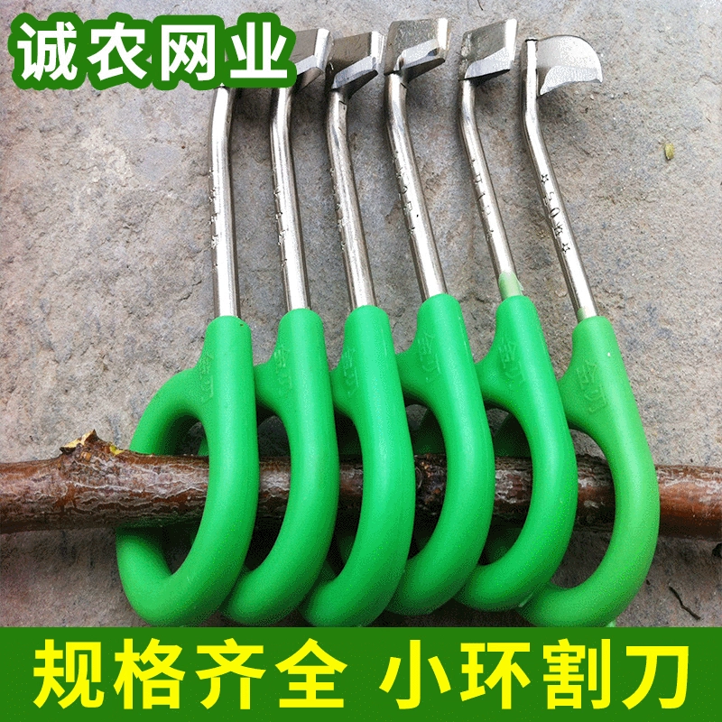 Многоцелевой практичный резак для колец с золотым лезвием Виноградная личи Мармелад Дерево Нож для зачистки кольца персикового дерева Нож для зачистки кольца фруктового дерева