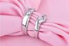 Wedding ring for beloved suitable for men and women, silver 925 sample, wholesale