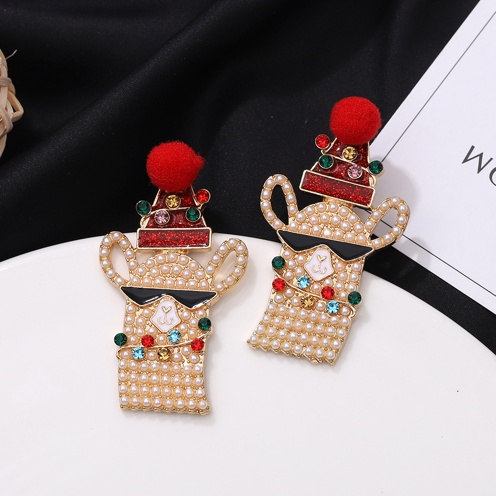 Christmas Cartoon Characters Earrings display picture 7