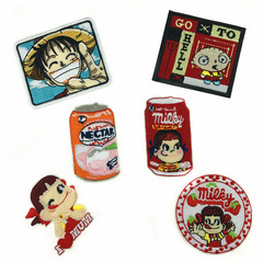 Factory Direct Supply Cross-border Bestselling New Children's Cute Cartoon Embroidered Fabric Sticker Patch DIY Fabric Patch