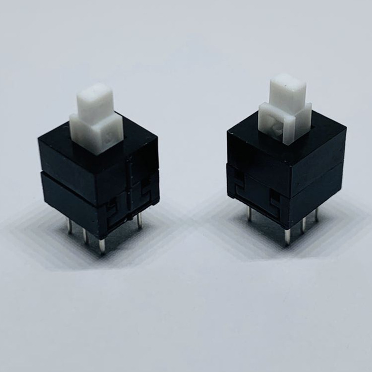 High quality Push Switch8.5*8.5按键开关防火材质 自锁按键开关