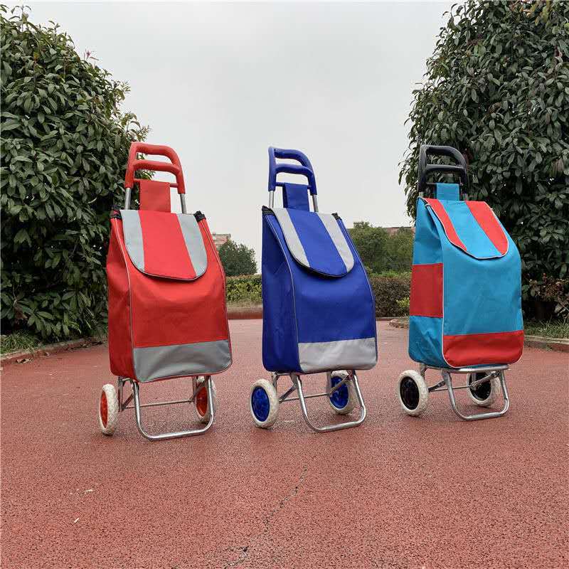 包邮买菜车购物小拉车老人家用爬楼拉杆车超市购物神器折叠手推车
