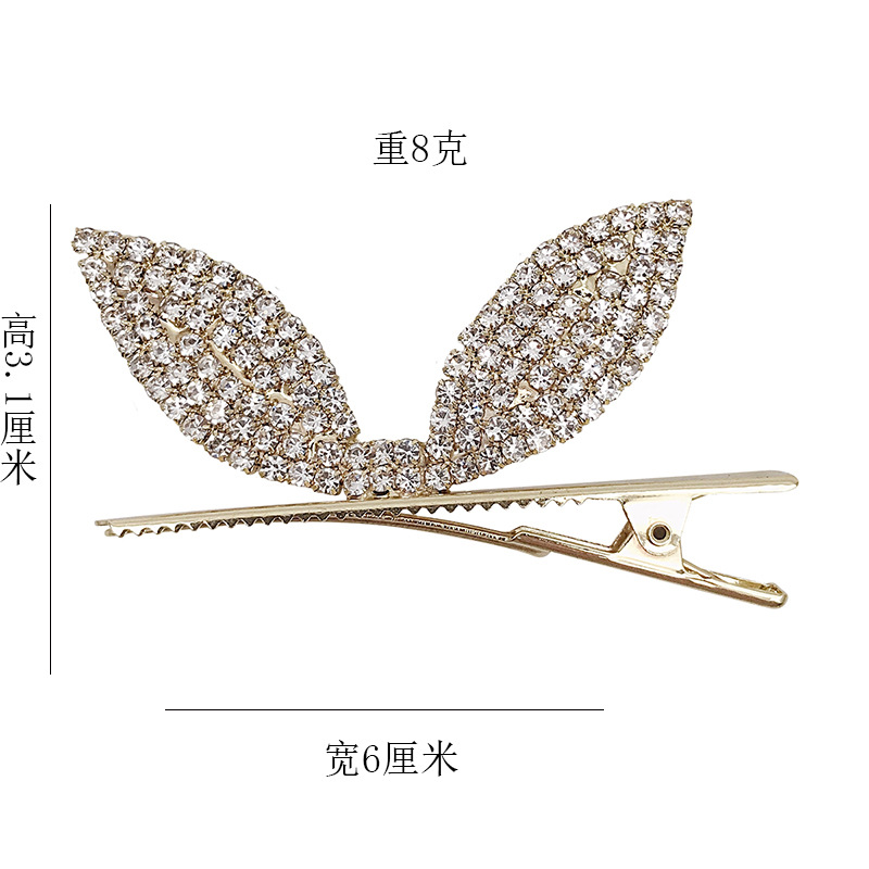 Korean Duckbill Clip Bowknot Cute Ear Hairpin Rabbit Ears Hair Ornwholesale display picture 13