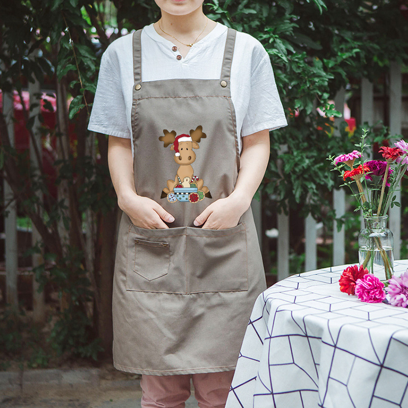 Lienzo pintura al óleo delantal mujer adulto moda coreana lindo arte estudiante pintura ropa antiincrustante ropa de trabajo imprimible
