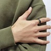 Ring stainless steel, accessory, wholesale, European style