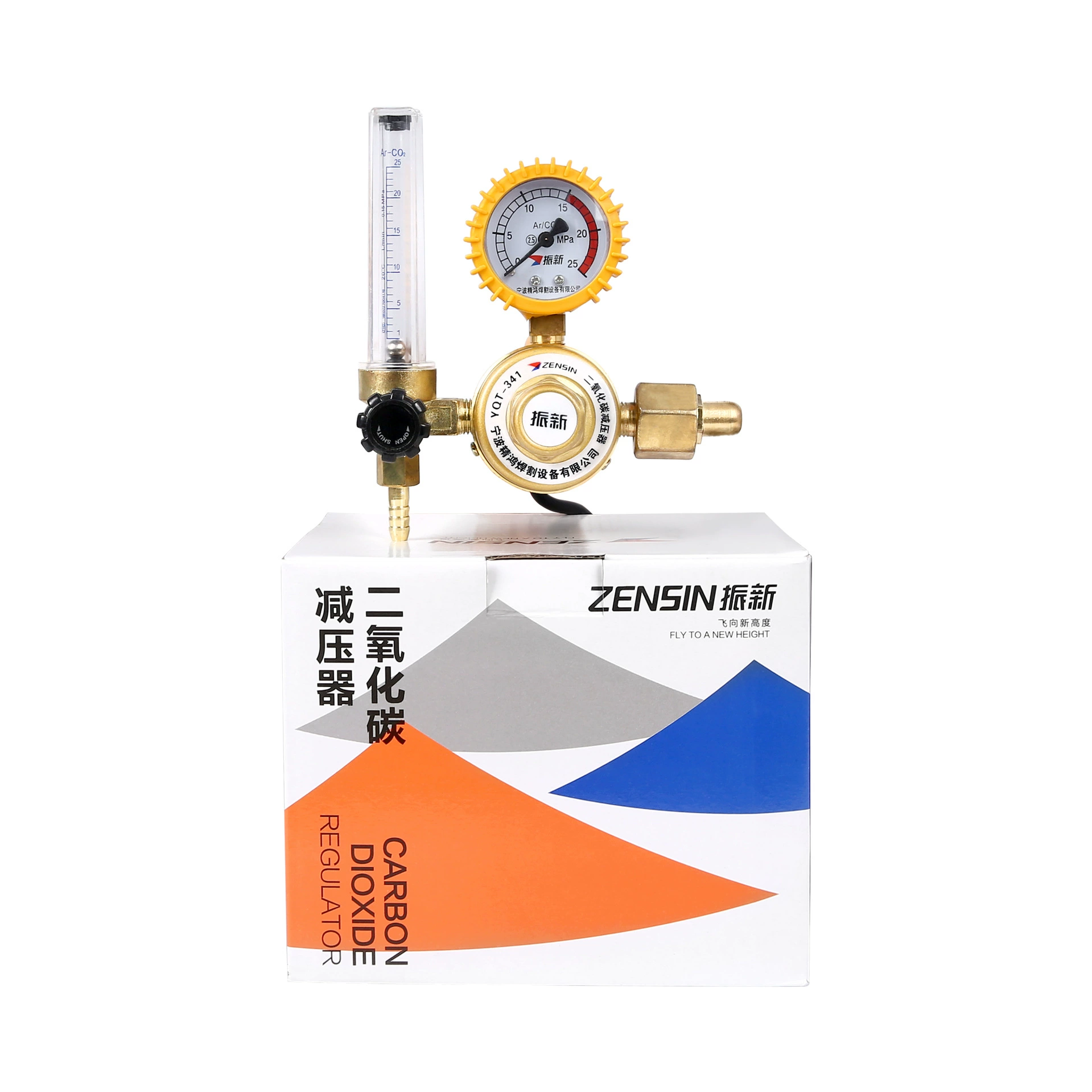 Углекислый газ редуктор Отопление манометр воздуха Манометр снижение давления co2 клапан снижения давления два экранированный сварочный аппарат аксессуары манометр