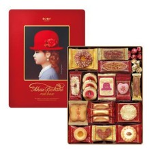 日本千朋紅帽子曲奇紅色餅干禮盒 精致風味曲奇6盒/箱 新包裝