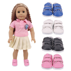 18-inch American Girl doll accessories Velcro shoes 43cm Summer Sweetie doll sneakers new style factory direct delivery