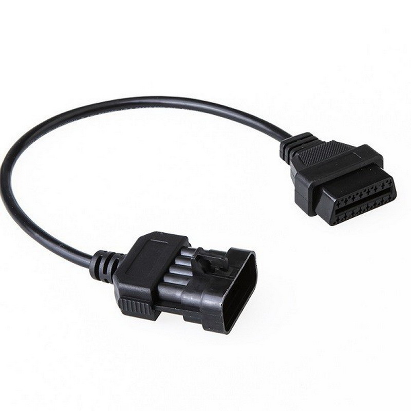 适用于欧宝10P汽车转换线10p OBDII 16P TO OPEL 10P诊断连接器