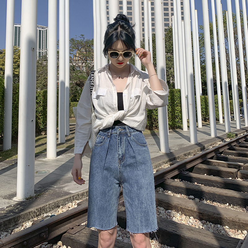 Pantalon léger femme en cow-boy - Ref 3430184 Image 7