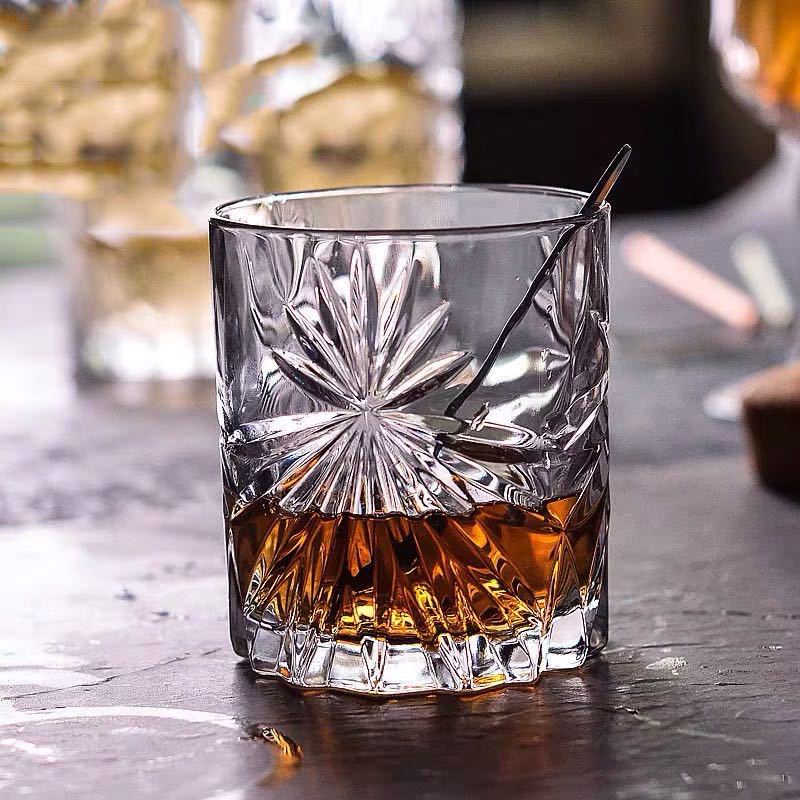 古典浮雕刻花威士忌酒杯古典鸡尾酒杯柯林杯洋酒冰花烈酒杯批发-阿里巴巴