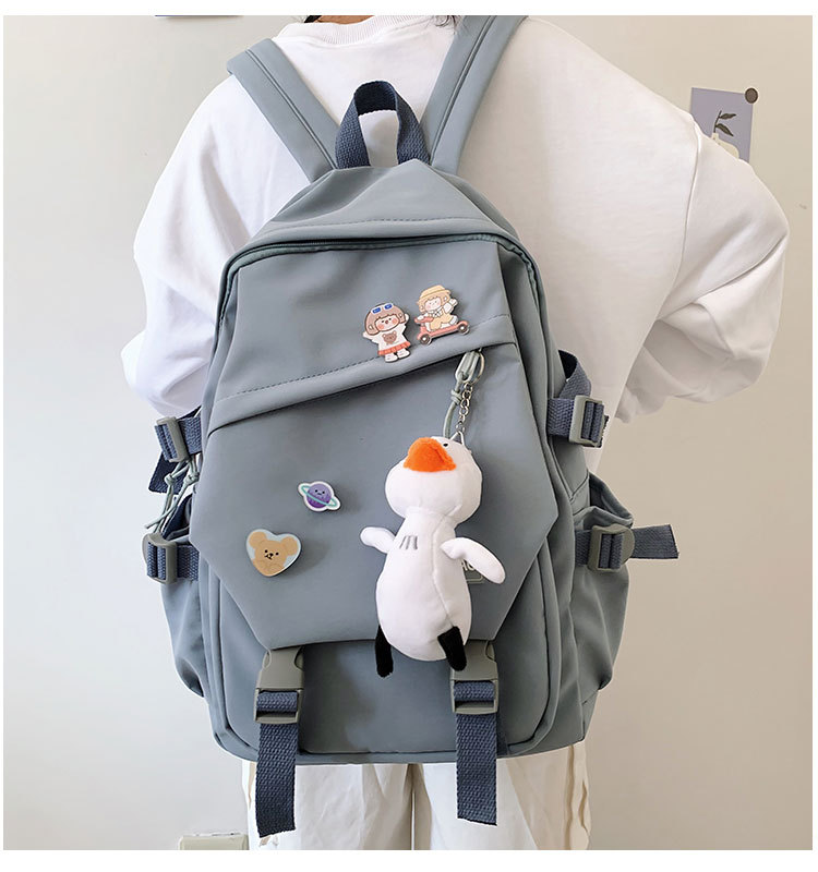 Backpack 2020 New Korean Style High School Junior High School Student Schoolbag Female Large Capacity Couple Travel Backpack Malepicture35