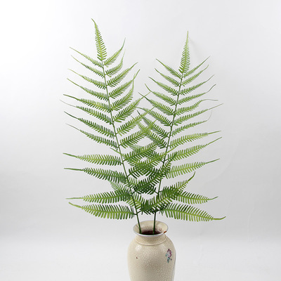 仿真植物单片大波斯叶园林装饰 高仿真盆景大蕨草 植物墙插花配件