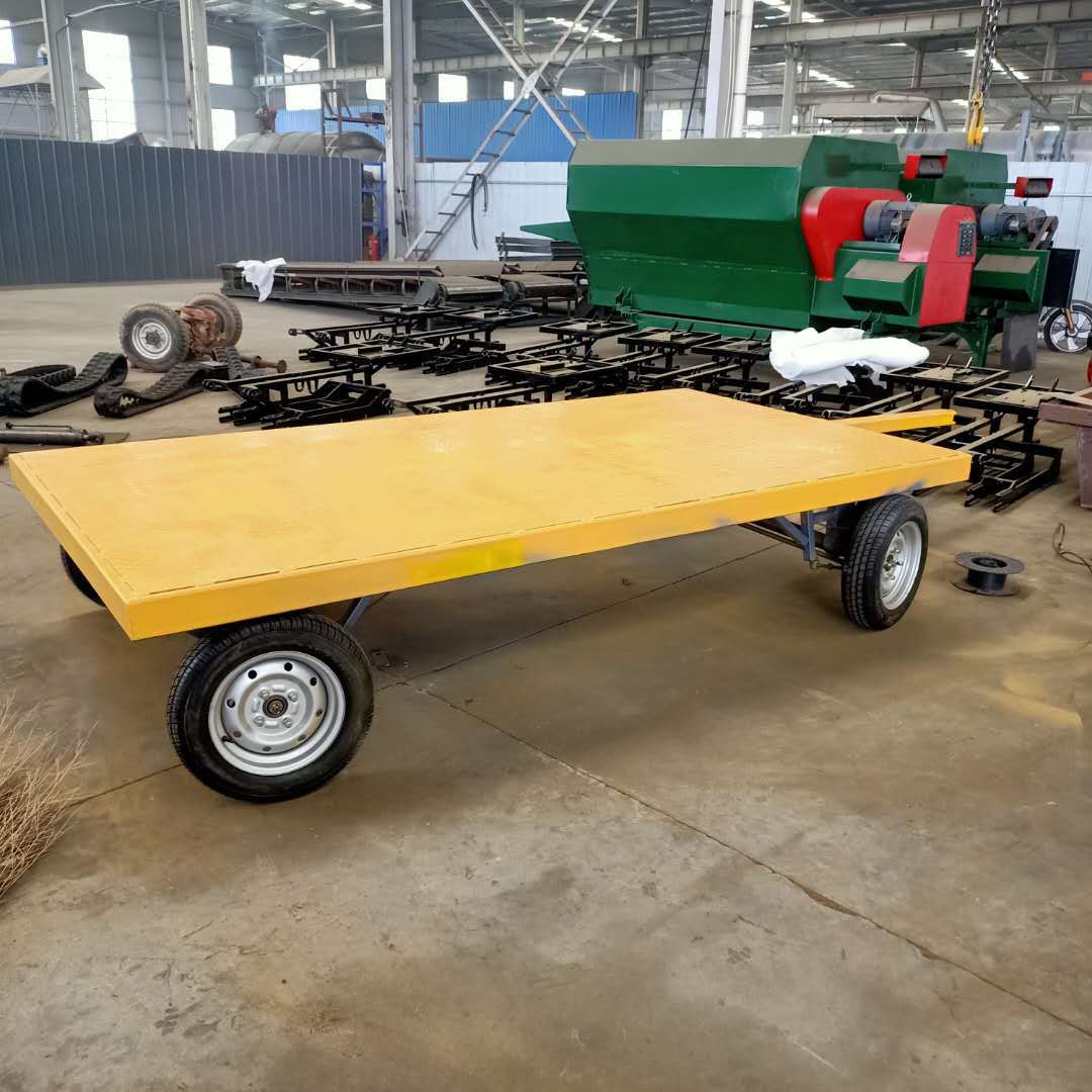 物流运输牵引平板车 无动力托盘车 厂区运输物资牵引平板车