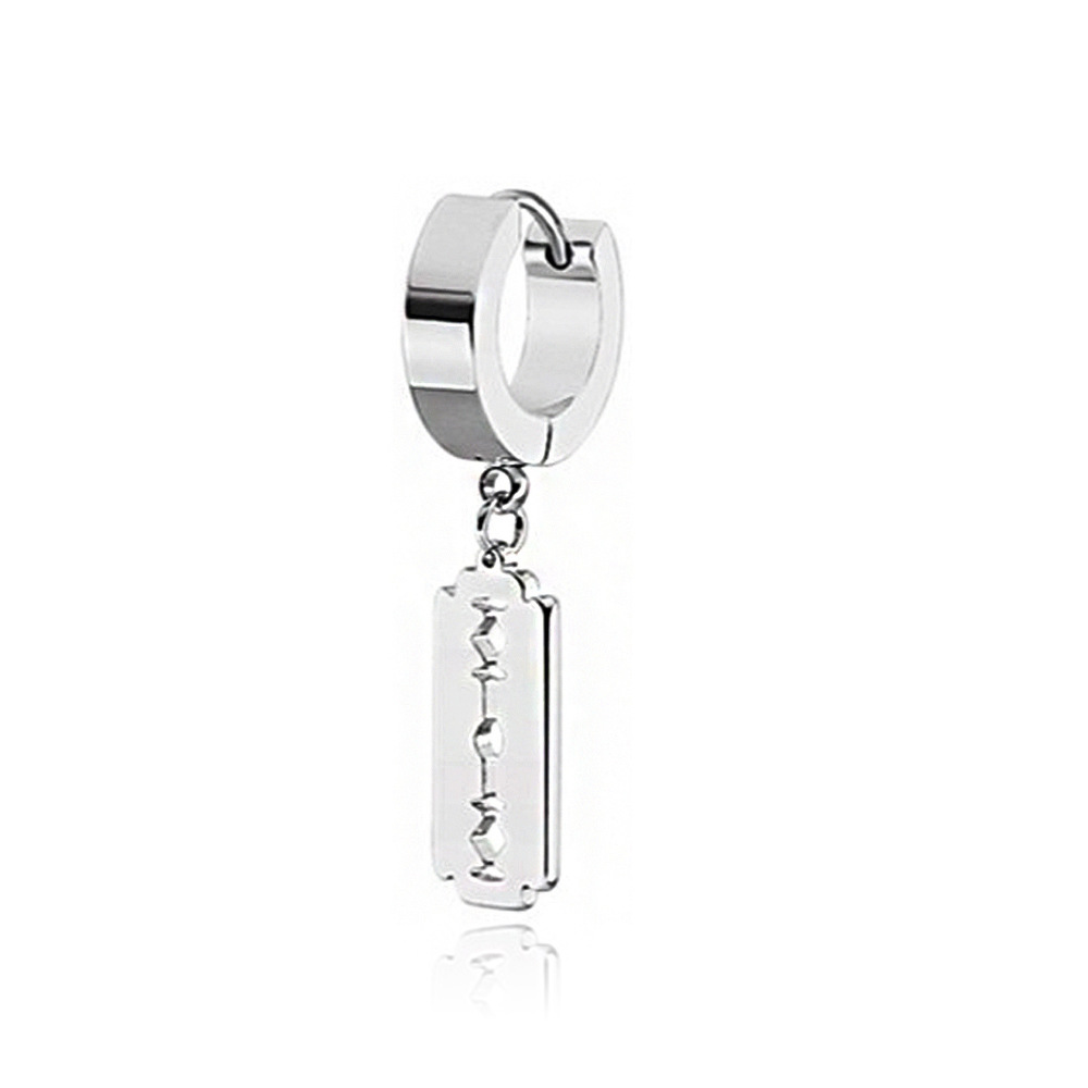 Metal Material Geometric Pattern 1 Piece Casual Geometric Metal Men's Earrings