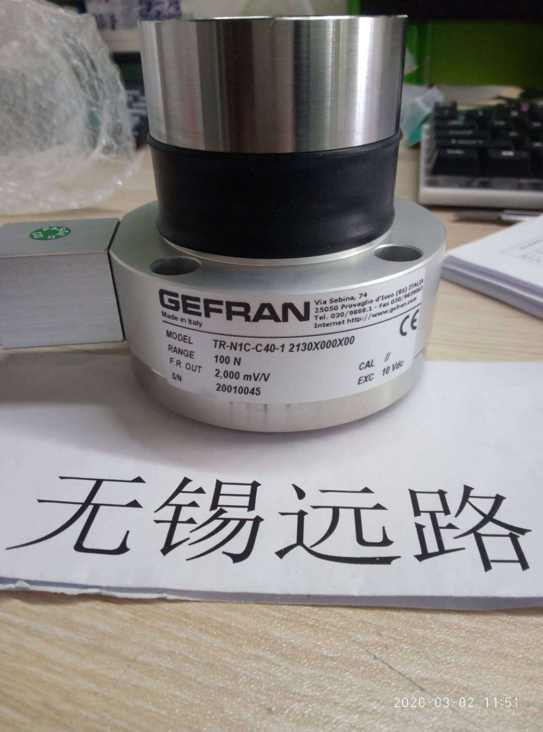 意大利GEFRAN传感器GQ-50-48-D-1-1