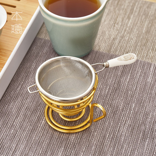 Japanese 304 stainless steel tea drain, tea ceremony accessories, tea separator, tea filter, Kung Fu tea set, creative tea filter wholesale