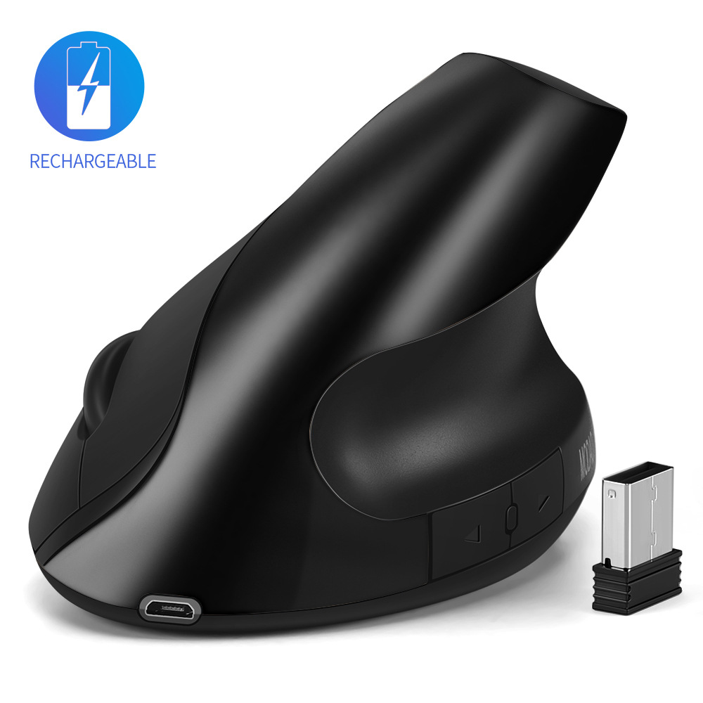 Creative Ergonomics Optoelektronische Stille 2,4G Drahtlose Maus Vertikale Stehende_voghion.com