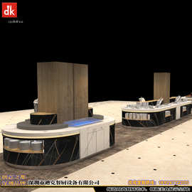2020新品自助餐厅自助餐台设计 自助餐台定制价格 酒店布菲台图片