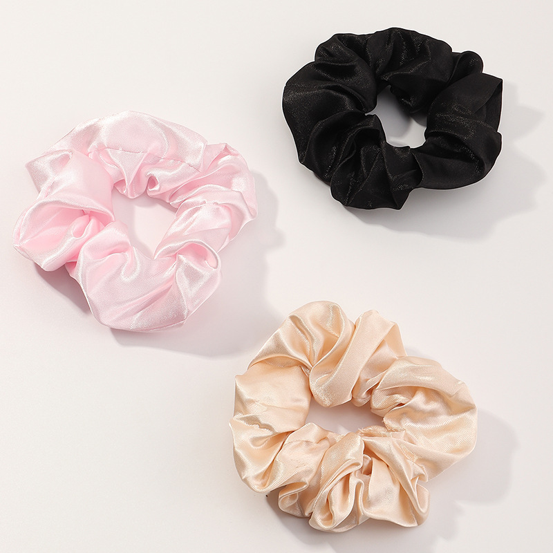 Korean New Hair Band Hair Rope Girls' Hair Band Simple All-match Rubber Band Large Intestine Ring Fabric Headdress Tie Hair Accessory For Ponytail display picture 2