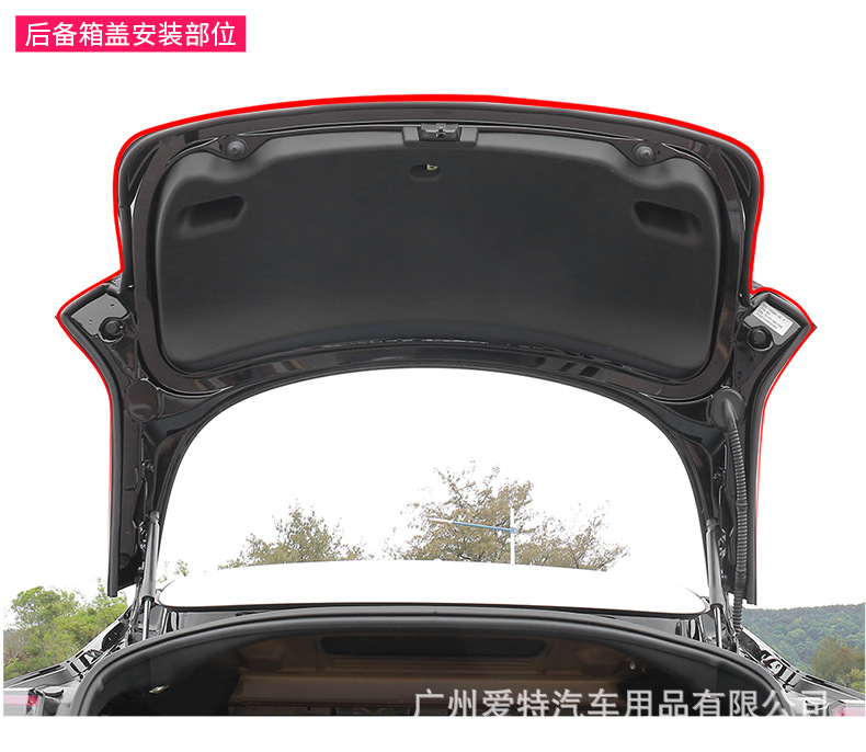 Suitable for Tesla Model 3/Y Door Soundproof Sealing Strip, Sunroof, Trunk Waterproof and Shock-Absorbing Adhesive Tape