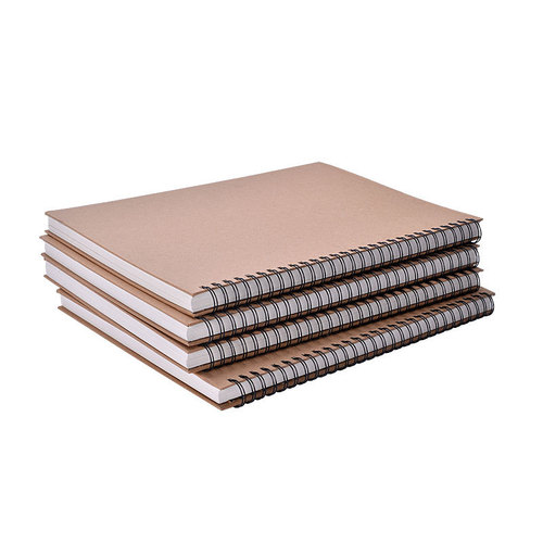 Huiyue A4 art sketchbook 8K coil painting paper 16K kraft hard surface sketch paper student sketchbook