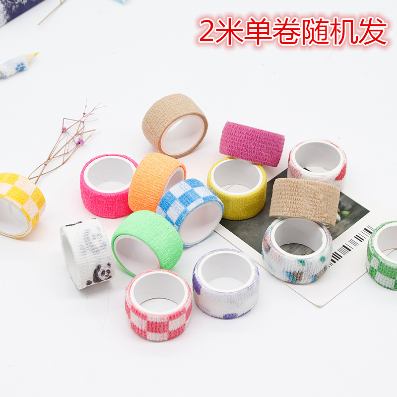 2 m単巻き混色髪