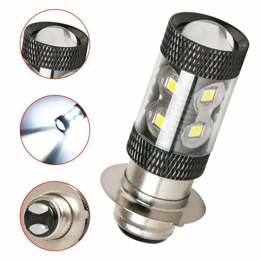 Высокая яркость 50W H6/P15D 10 SMD мотоциклетная фара, Yamaha H6M мотоциклетный фонарь, высокий световой поток