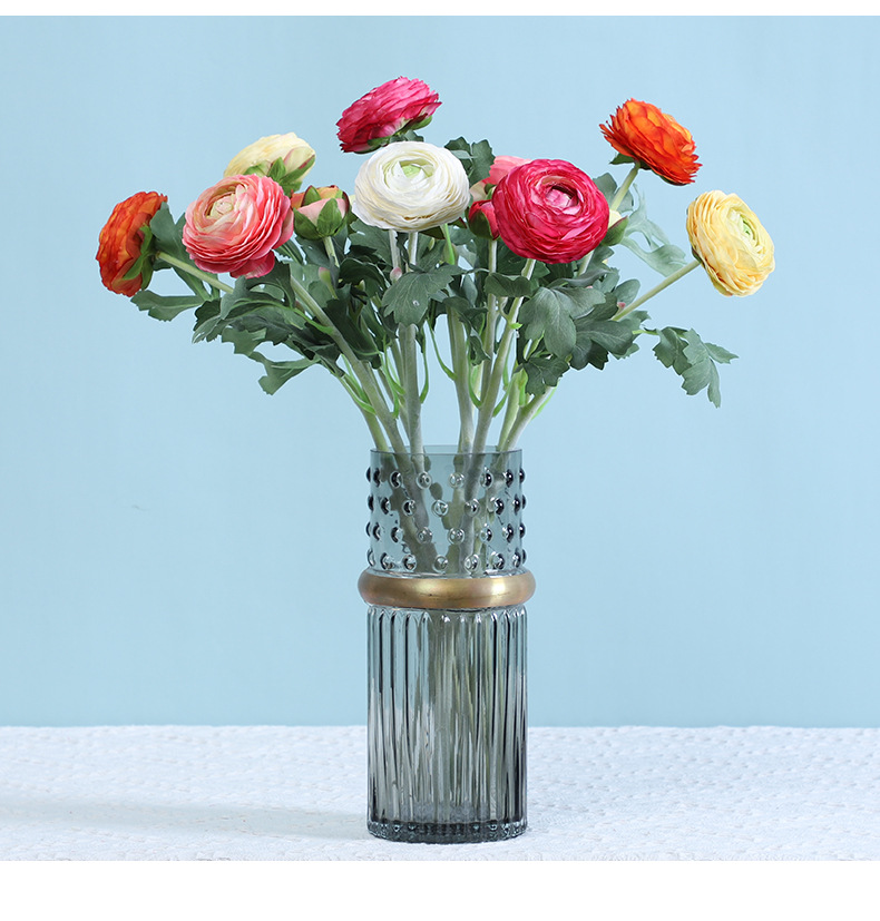 Peony Pattern Elegant Romantic Peony Plastic Silk Flower Artificial Flowers