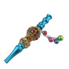 Multicoloured beads, metal pendant, cigarette holder, wholesale