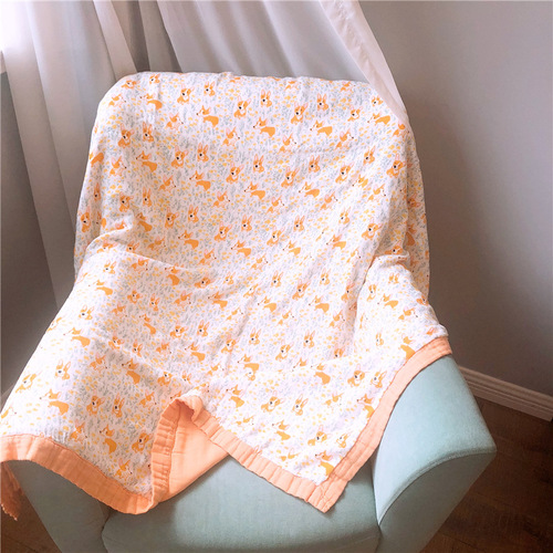  swaddle, gauze bamboo cotton baby swaddle, gauze blanket, corgi dog