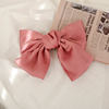 Red hairgrip with bow, brand hair accessory, hairpins, internet celebrity