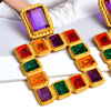 Fashionable earrings, accessory, European style, wholesale