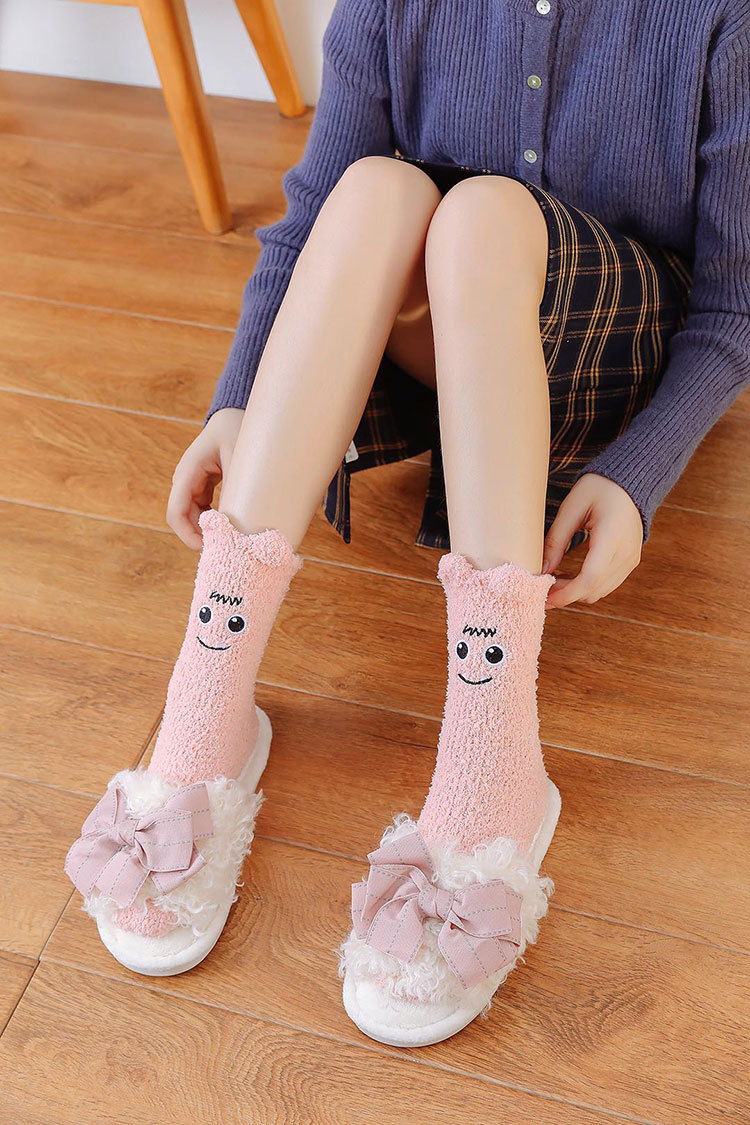 non-slip coral velvet warm socks  NSFN9344