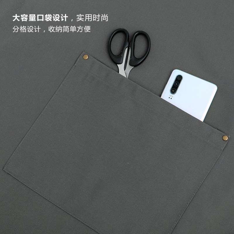 Cocina anti-fouling delantal casa de moda de las mujeres lindo estilo japonés coreano falda adultos overoles logotipo impreso de los hombres