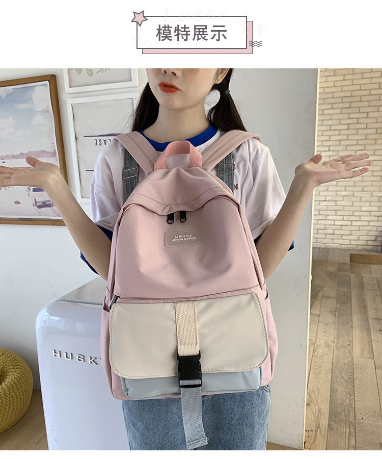 Schoolbag Korean School Harajuku Student Middle School Student Backpack Literary Forest Shoulder Bag  Wholesale Nihaojewelry display picture 28