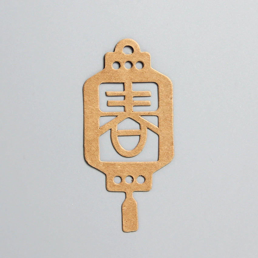 Настраиваемые рождественские и новогодние креативные подарочные бирки с вырезами, весенние подвесные бирки, этикетки из крафт-бумаги, веревка из рафии.