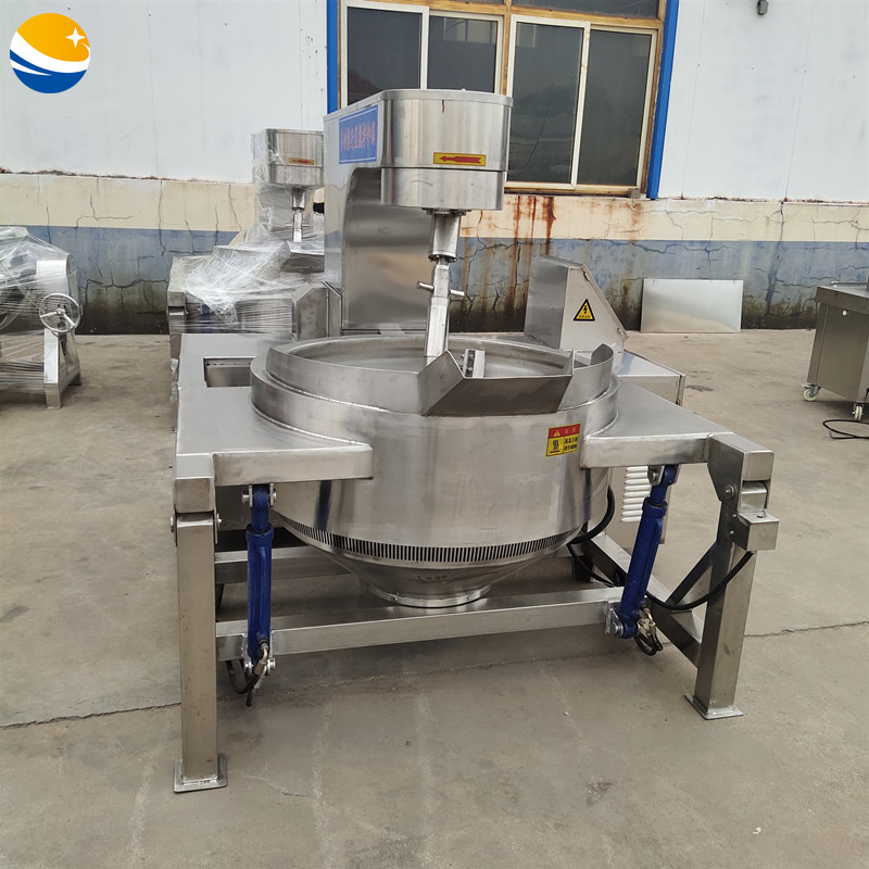 炒豆沙馅料机器 全自动大型电磁400L行星搅拌炒锅 炒月饼馅设备