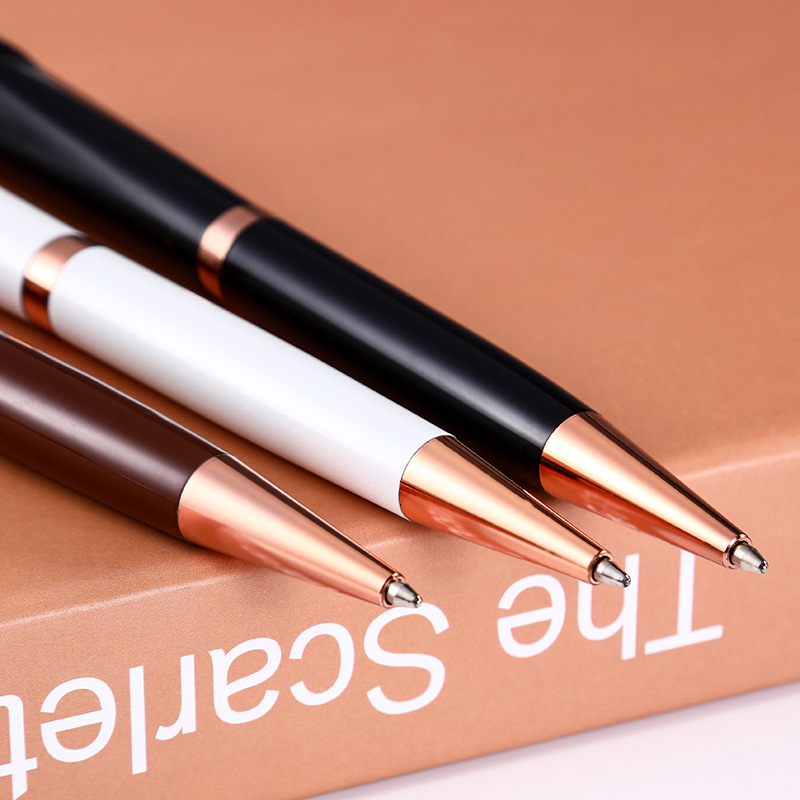Bolígrafo de negocios pluma de aceite medio logotipo personalizado suministro directo de fábrica Bolígrafo de metal bolígrafo publicidad regalo pluma al por mayor