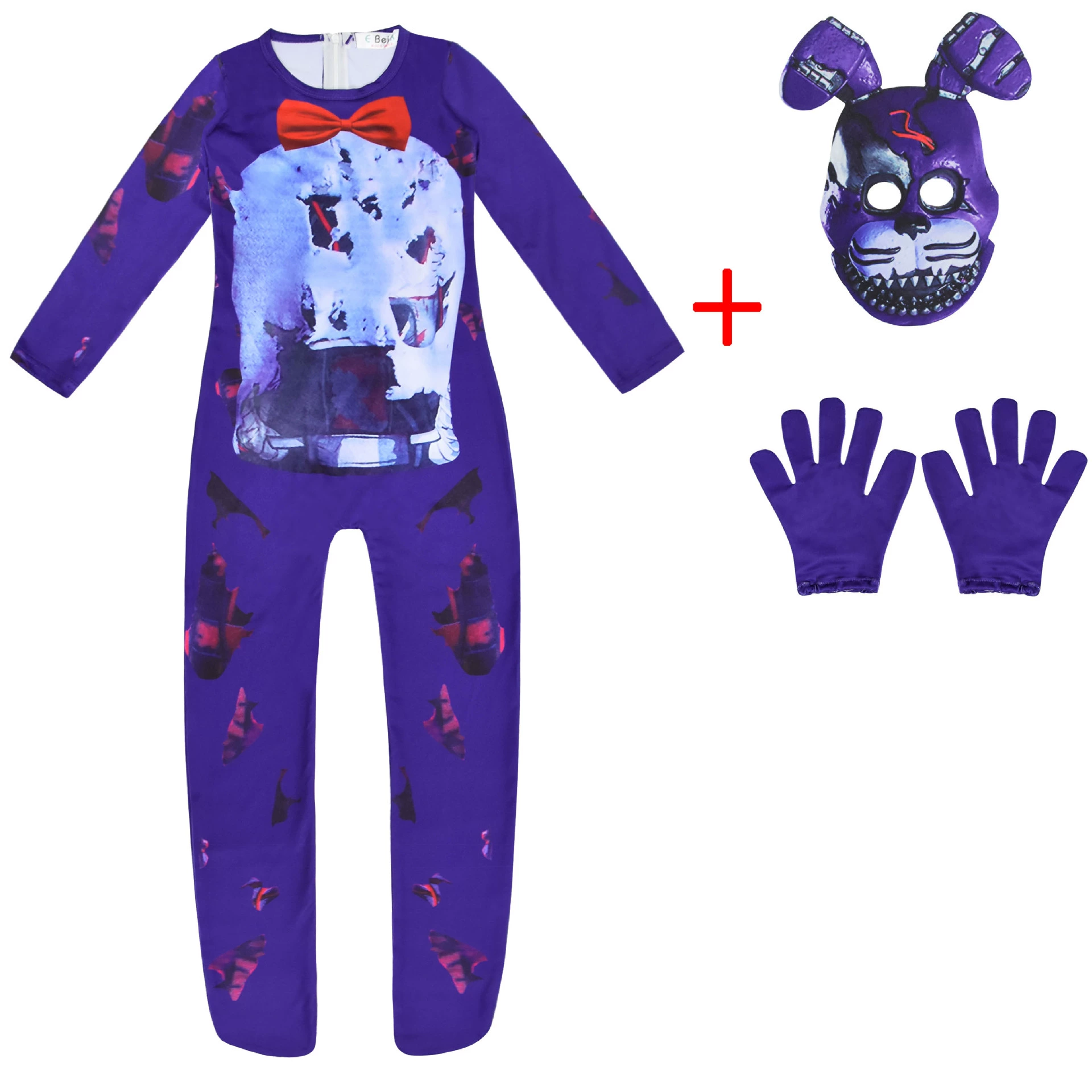 Halloween Costumes for Kids FNAF Sundrop moondrop Cosplay Bodysuit Boys Girls Anime Freddie Character Fancy Dress Party Clothing Clothing Sets	