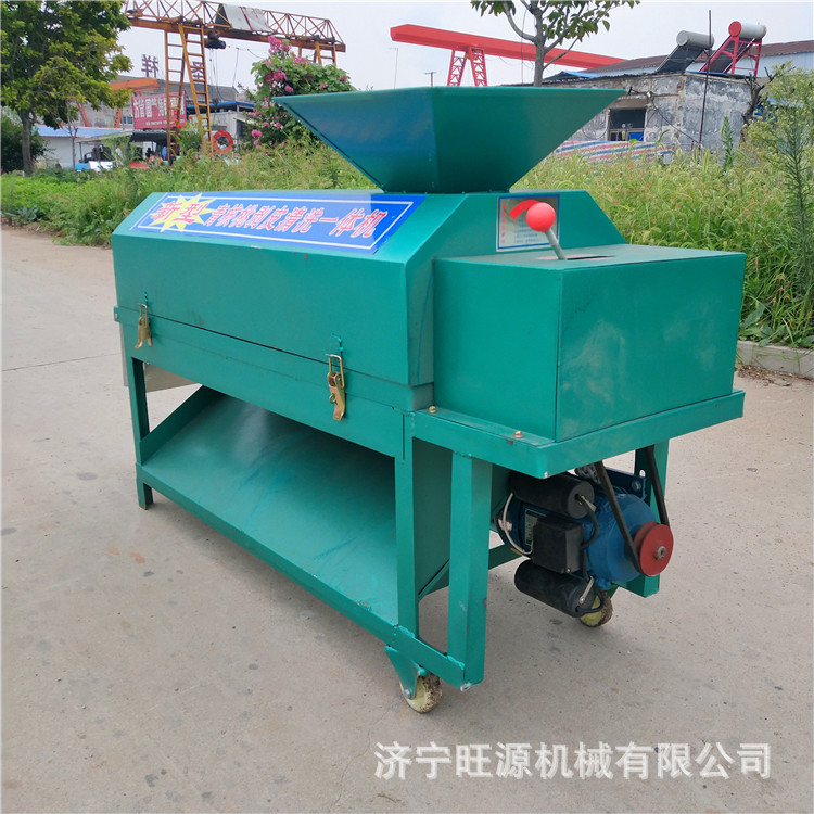 家用清洗去皮一体机 新疆薄皮青核桃去皮机 商用带水洗核桃脱皮机