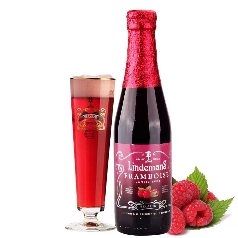 林德曼山莓啤酒 Lindemans 比利时进口啤酒250ml*24瓶